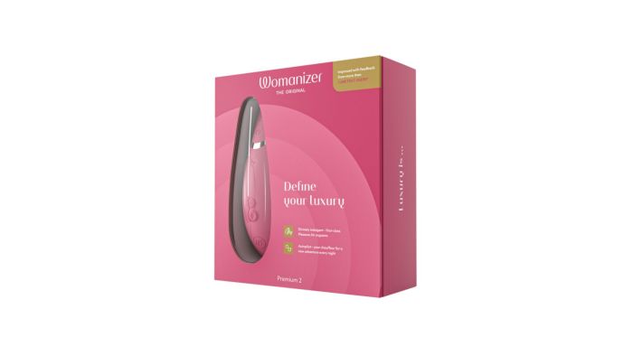 Вакуумный клиторальный стимулятор Womanizer Premium 2 – Raspberry