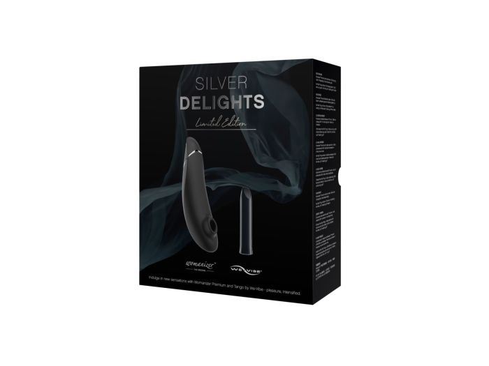 Премиальный подарочный набор Silver Delights Collection: Womanizer Premium и We-Vibe Tango