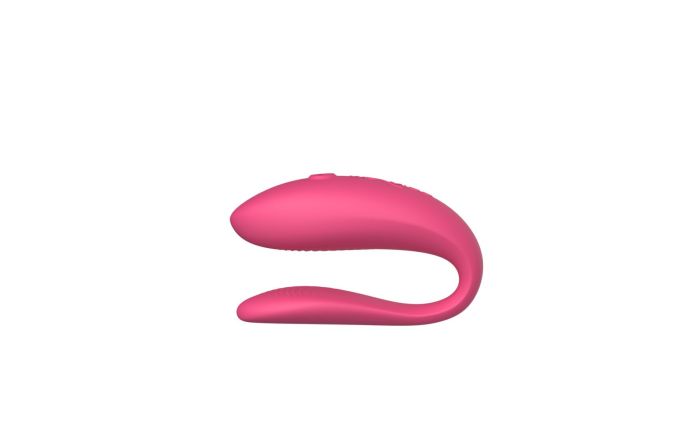 Смарт-вибратор для пар We-Vibe Sync Lite Pink, 10 виброрежимов, можно совмещать с проникающим сексом