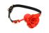 Силиконовый кляп с розой Master Series: Blossom Silicone Rose Gag – Red