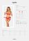 Комплект Obsessive Ingridia 2-pcs crotchless set XS/S, красный, с доступом, открытая грудь