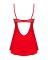 Пеньюар Obsessive Ingridia chemise & thong XS/S, красный, сорочка, стринги