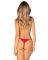 Трусики с доступом Obsessive Ingridia crotchless thong M/L, красные
