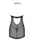Пеньюар Obsessive Medilla chemise & thong XL/2XL