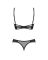Комплект Obsessive Roxelia 2-pcs crotchless set XS/S