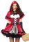 Эротический костюм Красной шапочки Leg Avenue Gothic Red Riding Hood M, платье, накидка