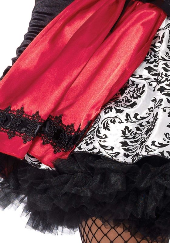 Эротический костюм Красной шапочки Leg Avenue Gothic Red Riding Hood L, платье, накидка