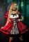 Эротический костюм Красной шапочки Leg Avenue Gothic Red Riding Hood L, платье, накидка