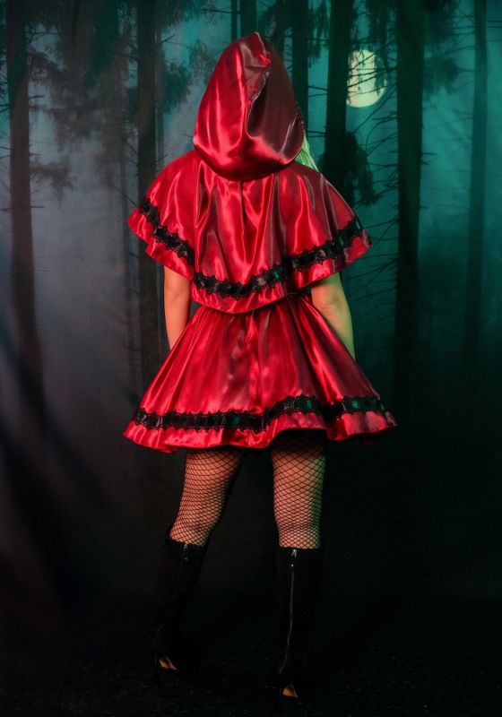 Эротический костюм Красной шапочки Leg Avenue Gothic Red Riding Hood XL, платье, накидка