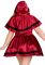 Эротический костюм Красной шапочки Leg Avenue Gothic Red Riding Hood 1X–2X, платье, накидка