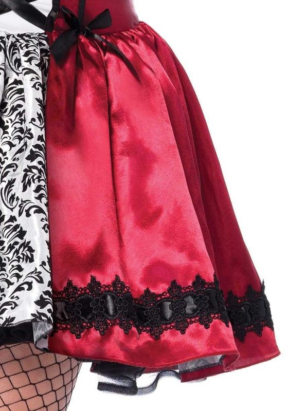Эротический костюм Красной шапочки Leg Avenue Gothic Red Riding Hood 3X–4X, платье, накидка
