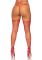 Пояс для чулок из стреп Leg Avenue Strappy Rhinestone Garterbelt Red One Size, стразы