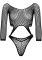 Эротическое боди Leg Avenue Top bodysuit with thong back Black