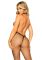 Эротический сетчатый бодистокинг Leg Avenue Racer neck bodystocking Black