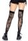 Чулки с рисунком Leg Avenue 420 Net thigh highs Black