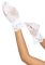 Короткие перчатки Leg Avenue Floral lace wristlength gloves White