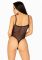 Эротическое боди Leg Avenue Cami bodysuit with thong Black M/L, на бретелях
