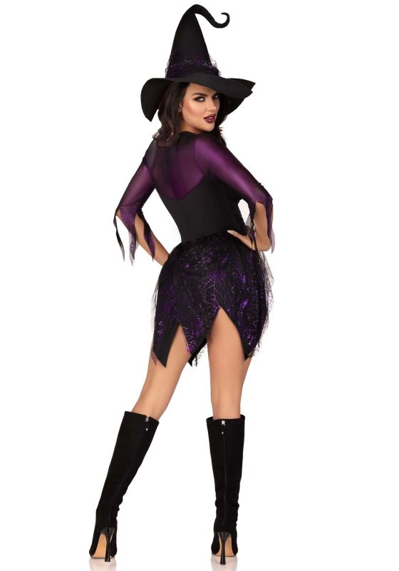 Костюм ведьмы Leg Avenue Mystical Witch S, платье, шляпа