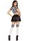 Костюм рефери Leg Avenue Time Out Referee XS, кроп-топ, юбка, свисток