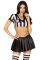 Костюм рефери Leg Avenue Time Out Referee XS, кроп-топ, юбка, свисток