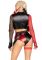 Эротический костюм Leg Avenue Crime Spree Sweetie Costume S, топ, шорты
