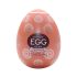 Мастурбатор-яйцо Tenga Egg Gear, плотный TPE, пробник лубриканта 5 мл