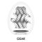 Мастурбатор-яйцо Tenga Egg Gear, плотный TPE, пробник лубриканта 5 мл