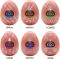 Набор мастурбаторов-яиц Tenga Egg Hard Boilded II Pack (6 яиц), плотный TPE, выпуклая текстура