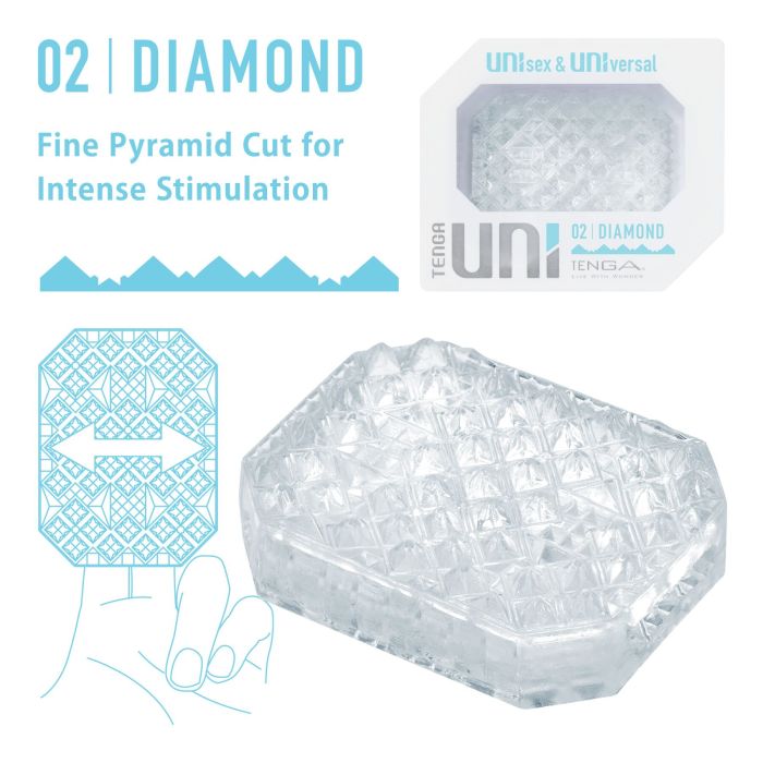 Стимулятор для эрогенных зон Tenga UNI Diamond