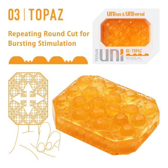 Стимулятор для эрогенных зон Tenga UNI Topaz