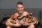 Игрушка плюшевый медведь ROPE Teddy Bear Plush, 22x16x12см