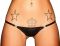 Трусики с мокрым эффектом Noir Handmade P005 Panties M, открываются сбоку