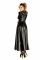 Платье-плащ с мокрым эффектом Noir Handmade F128C Powerwetlook gown coat, XL