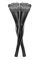 Чулки с мокрым эффектом Noir Handmade F135 Powerwetlook stockings, XXL, без мысков