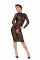 Платье Noir Handmade F182 Classic dress made of elastic tulle - L