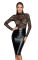 Платье Noir Handmade F228 Midi dress with soft lace top - L