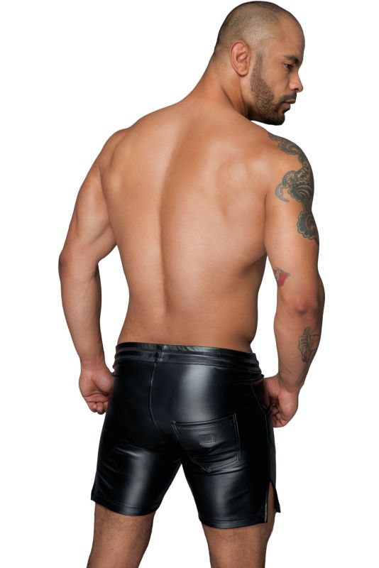 Мужские шорты Noir Handmade H061 Powerwetlook shorts - S