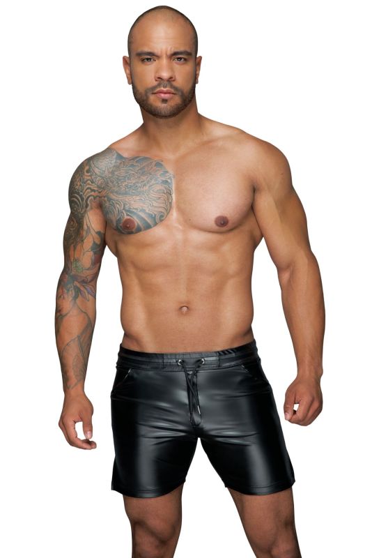 Мужские шорты Noir Handmade H061 Powerwetlook shorts - L