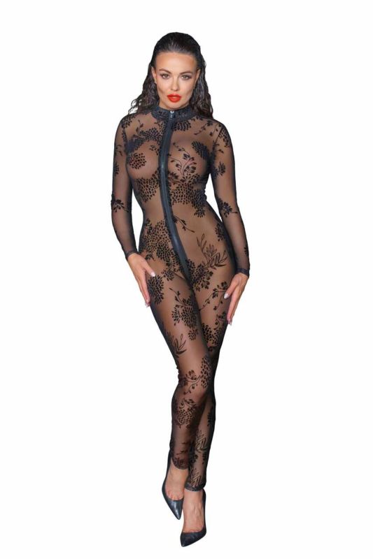 Бодистокинг Noir Handmade F237 Long tulle overall - XXL