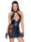 Платье Noir Handmade F238 Short tulle dress with powerwetlook inserts - M