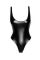 Боди Noir Handmade F244 Powerwetlook body with high cut bottom hem - XL