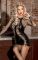 Платье Noir Handmade F291 Powerwetlook dress with double lace-up front - L