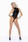 Боди Noir Handmade F294 Powerwetlook bodysuit with front zipper - XXL