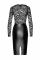 Платье Noir Handmade F295 Euphoria lace and wetlook midi dress - L