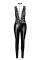 Комбинезон Noir Handmade F298 Libido Deep-V catsuit with collar and pearl chain - M