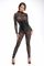 Комбинезон Noir Handmade F299 Enigma lace catsuit with underbust bodice - XL