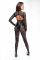 Комбинезон Noir Handmade F299 Enigma lace catsuit with underbust bodice - XXL