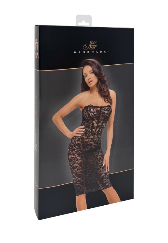 Платье Noir Handmade F301 Catalyst lace up midi dress - S