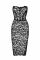Платье Noir Handmade F301 Catalyst lace up midi dress - S