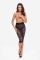 Юбка Noir Handmade F302 Ambivalence lace up midi skirt - L